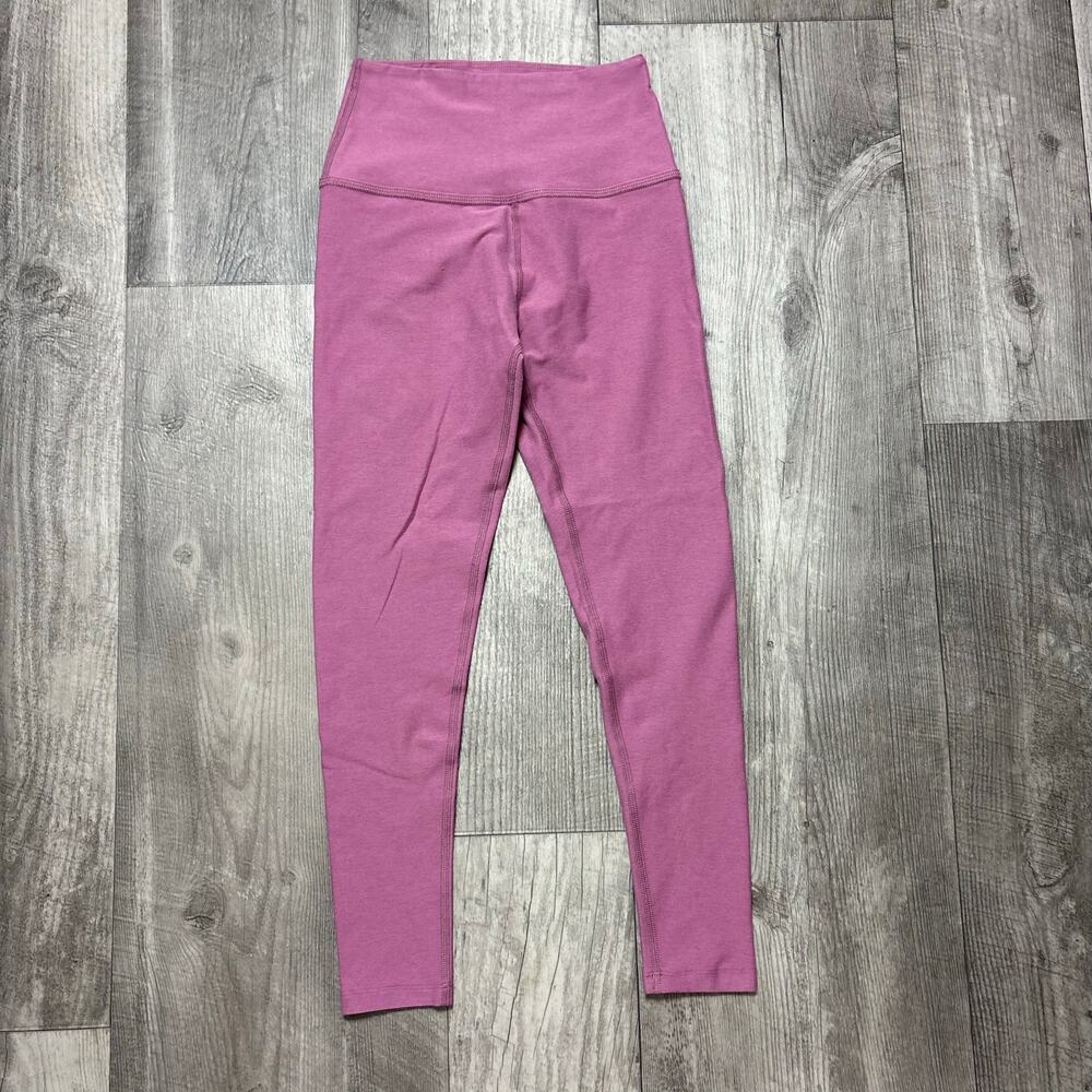 Beyond Yoga Spacedye Caught in the Midi High Rise Yoga Pants pink size